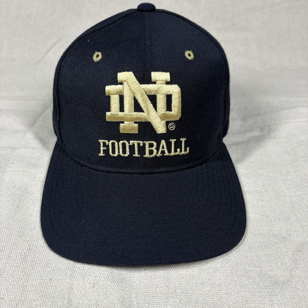 Vintage Notre Dame Fighting Irish Hat Cap Snapback Champion Football NCAA Wool